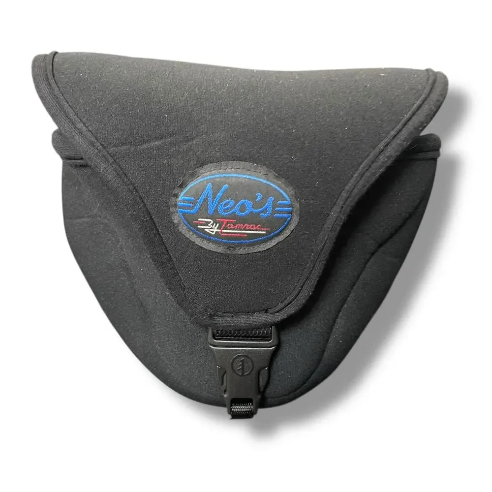 Tamrac Neos Neoprene DSLR Day Holster Camera Bag Black USA Made Padded Vintage